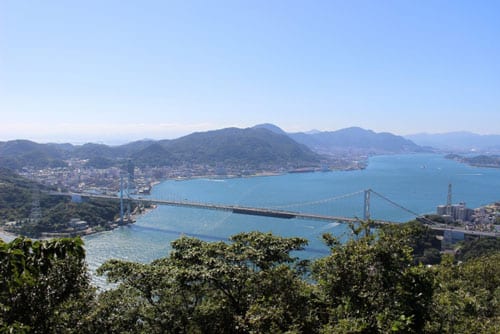 関門海峡の関門橋