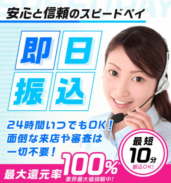 クレジットカード現金化 24時間 365日 スピードペイ